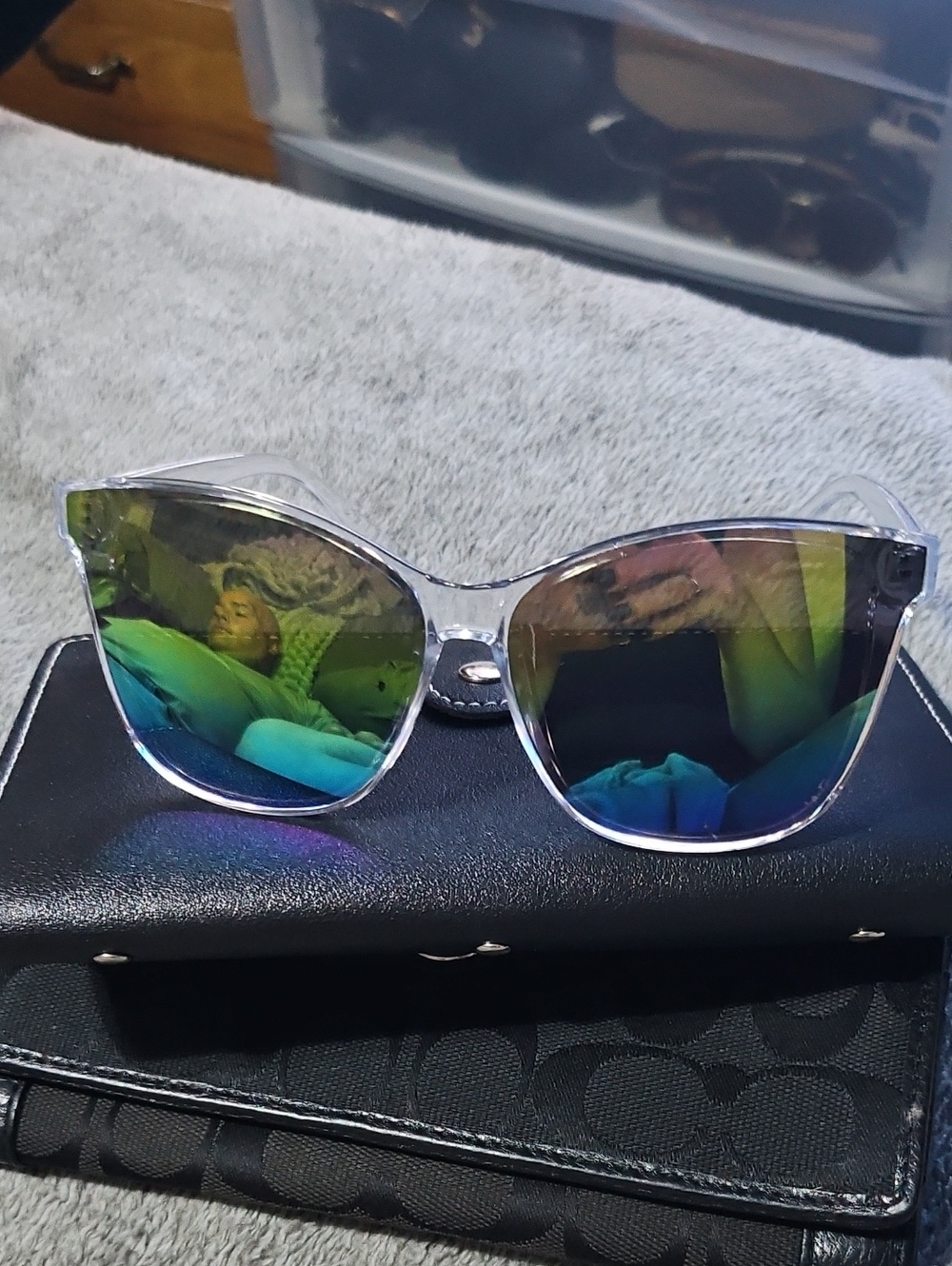 Women's Designer Cat Eye Mirror Sunglasses